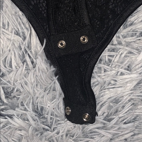 Black Lace Bodysuit - Picture 9 of 10